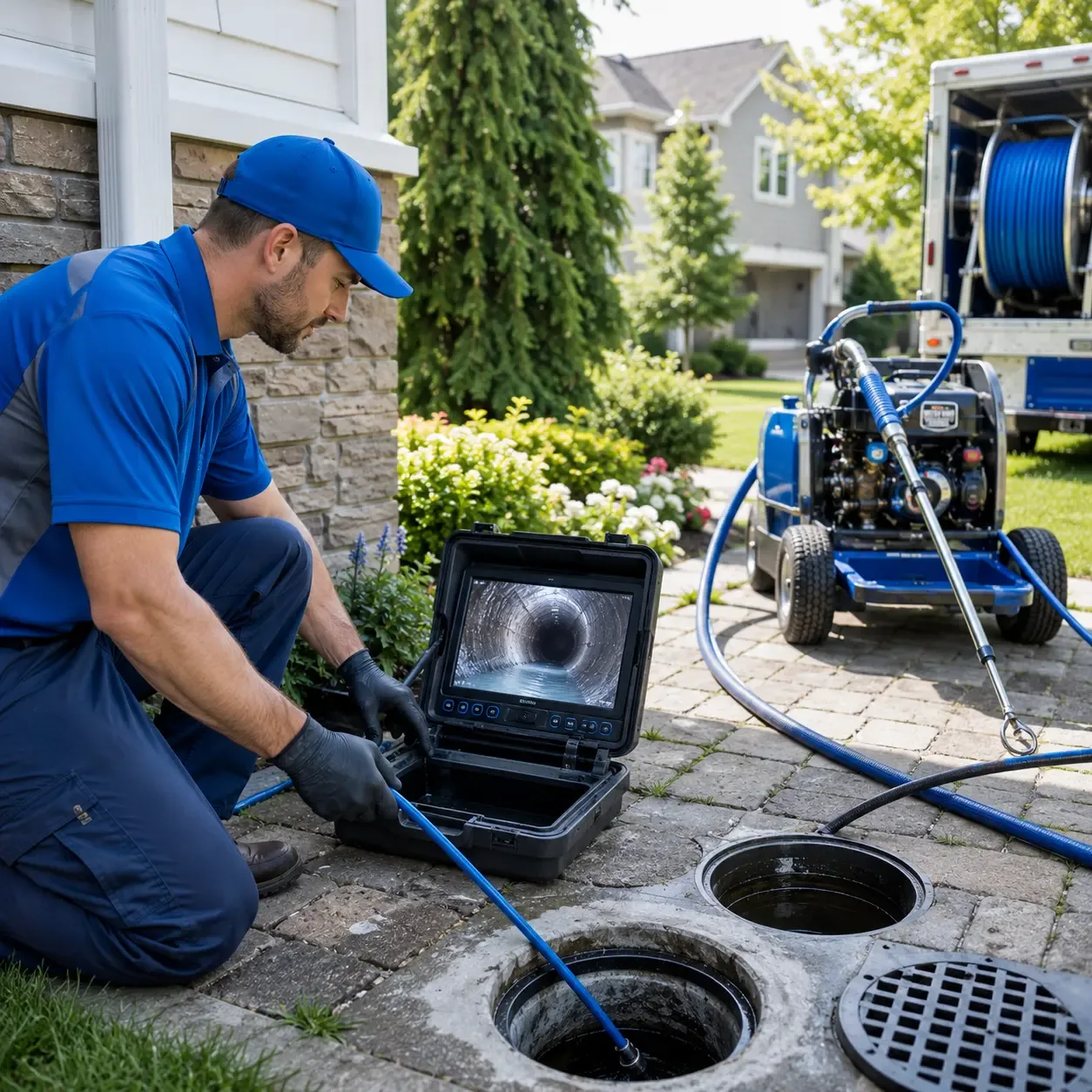 Outdoor drain cleaning professionals serving Paris, IL
